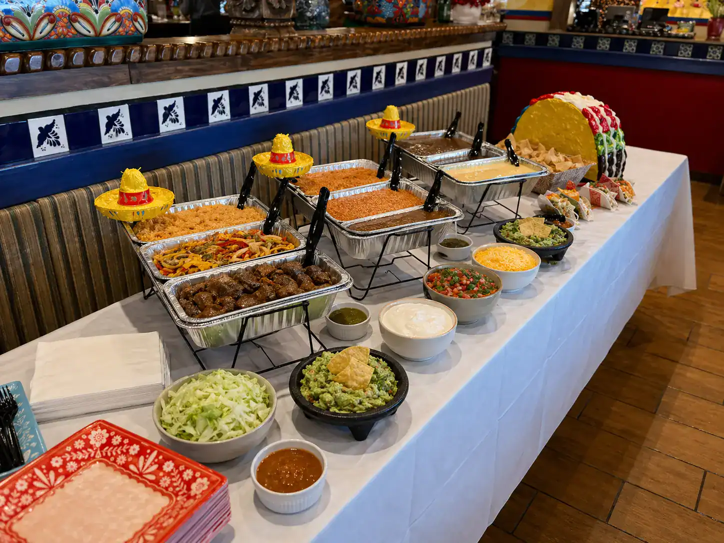Rio Viejo catering spread